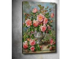 Bonamaison Peinture sur toile, multicolore, 50 x 70 cm