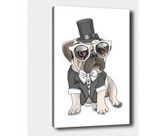 Bonamaison Peinture sur toile, multicolore, 40 x 60 cm - ConÃ§u et fabriquÃ© en Turquie