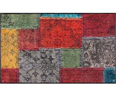 Wash + Dry Vintage Patches Tapis, Surface en Polyamide, Coloré, 75/120