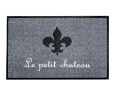 Young Generation Shoe-Max Everclean YH 101540 W Paillasson Inscription Le Petit chÃ¢teau Gris/Gris Clair/Noir 44 x 75 cm