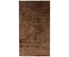 Dandy - 150 cm x 100 cm Polypropylène Notos Tapis à Poils Longs Lavable en Machine Marron