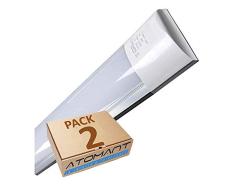 2x Luminaire Display 40 W 120 cm. Couleur Blanc Froid (6500K). 3300 lumens. T8 tube LED direct Ã 220v.