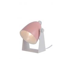 Lucide 45564/01/66 Lampe de Table Métal 40 W Rose
