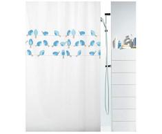 Spirella 10.18685 DV-PEVA Birdy Blue, 180X200 cm Rideau de Douche, Bleu, 180 x 200 cm