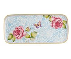 VilleroyÂ &Â Boch - Plat Ã GÃ¢teau Rose Cottage, Plat au Motif Floral de Style Rural en Porcelaine Premium, Compatible Lave-Vaisselle, 35Â XÂ 16Â cm