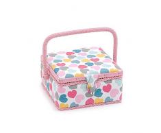 Hobby Gift BoÃ®te Ã coudre pour ranger vos fils, aiguilles et autres accessoires de maniÃ¨re pratique et compacte, multicolore, 20 x 20 x 11 cm