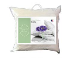 Comptoir du Linge CDLOQAA65 Oreiller Senlis Garnissage Polyester Blanc 65 x 65 x 10 cm