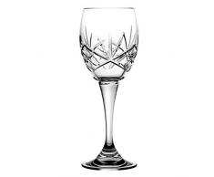 Crystaljulia 4163 Lot de 6 Verre Ã vin Cristal 155 ML