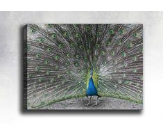 Bonamaison Peinture sur toile, multicolore, 40 x 60 cm - ConÃ§u et fabriquÃ© en Turquie