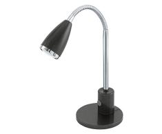Eglo 92873Â Lampe de bureau, mÃ©tal, GU10, noir