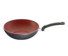 Fissler Sensored / Wok En Aluminium (Ã 28 Cm) Avec RevÃªtement Anti-AdhÃ©sif Thermosensible, Affichage de La TempÃ©rature, Tous Types de CuisiniÃ¨res Et Induction