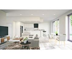 Led Spot encastrable rond 220V blanc 7W blanc neutre 4200K pour salle de bain et salon PF0,95 [Classe Ã©nergÃ©tique A++]