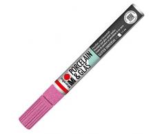 Marabu Feutre de Peinture sur Porcelaine, Rose pailletÃ©, 2Â x 2Â x 14Â cm