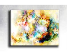 Bonamaison Peinture sur toile, multicolore, 30 x 40 cm - Conçu et fabriqué en Turquie