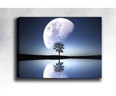 Bonamaison Peinture sur toile, multicolore, 30 x 40 cm - Conçu et fabriqué en Turquie