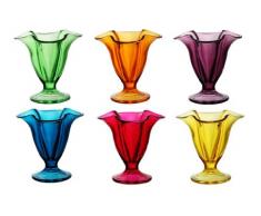 Viscio Trading Canada Coupes Ã Glace, Multicolore, 6Â unitÃ©s