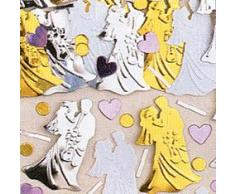 Amscan International Confettis mariÃ© et mariÃ©e