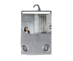 coton dintÃ©rieur rideau a oeillets 140x240 cm coton galactic gris