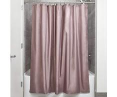 InterDesign rideau de douche tissu impermÃ©able, 183,0 cm x 183,0 cm rideau douche en polyester, rideau textile lavable ourlet renforcÃ©, taupe