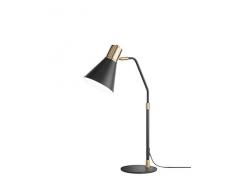 Fischer&Honsel 50198 Lampe de table, MÃ©tal, 25 W, Noir
