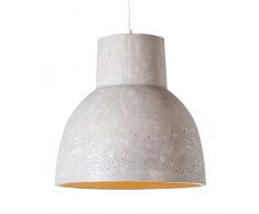 Luminaire Studio block 30, suspension fiberstone, 60 W, gris, Ã¸ 30 x H 30 cm