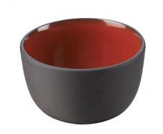 RRevol 647323 Solid Bol XXS Porcelaine Rouge Piment - Diam 5 cm / H 3,5 cm - Lot de 6