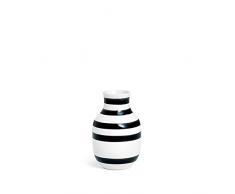 Kähler Omaggio Vase, Porcelaine, Noir, 12,5 cm