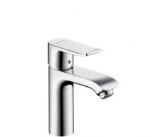 Hansgrohe 31074000 7919864 Metris Mitigeur de lavabo à levier simple avec garniture découlement 110 mm Chromé