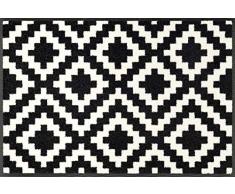 Wash+Dry Schwarz Tapis, Surface en Polyamide, Noir, 75/120