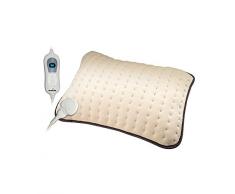 Heatzilla Oreiller Ãlectrique 100Â W-Ideal pour Douleurs Lombaires, Cervicales, Inflamaciones, Beige, 100Â W