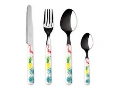 Excelsa Tropical Service de 24 couverts en acier inoxydable 18/0