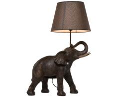 Kare Lampe de Table Safari avec éléphant