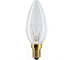 Philips 30600011 Ampoule à incandescence forme bougie Verre 40 W E14 Blanc - Lot de 10