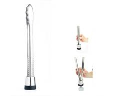 Mastrad F17500 Pince Express Acier Inoxydable Noir 4,7 x 4,7 x 38,6 cm