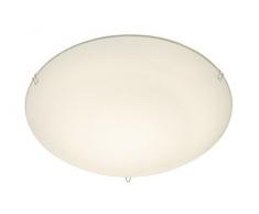 Briloner Leuchten 3284-016 plafonnier, Spots, Lampe Salon, Applique LED, Métal, 12 W, Blanc, 30 x 30 x 11 cm