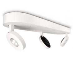 Philips 69073/31/16 Plafonnier Ledino avec triple spot Blanc