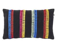 Dutch Decor Richie â Coussin, 30x50 cm, Noir - Coton Polyester