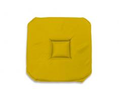 Soleil docre Dessus de Chaise Gobelin 40x40 cm Alix Jaune, Polyester, 40x40x3 cm