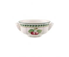 Villeroy & Boch French Garden Fleurence Bol Ã soupe avec anses, 350 ml, Porcelaine Premium, Blanc/Multicolore