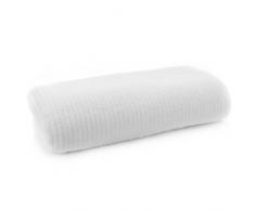 Aneesi SLYWHT76150 Shalloya Serviette de Bain Velours Coton Blanc 150 x 76 x 0,5 cm