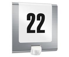 Steinel Applique murale LED L 220 avec dÃ©tecteur de mouvement - LumiÃ¨re extÃ©rieure 7,5W avec numÃ©ro de maison - Luminaire extÃ©rieur avec capteur 180Â° portÃ©e 10m