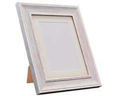 FRAMES BY POST Cadre Photo Vintage Scandi, Distressed Blue, 24 x 20 inch Image Size 50 x 40 cm