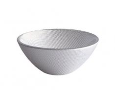 Excelsa Diamond Coupelle, Verre, Argent, 12Â x 12Â x 5Â cm