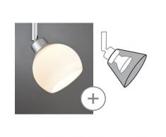 Paulmann 60055 Abat-jour en verre blanc