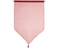 Lovely Casa RA11697014 Monna Paire Brise Bise Polyester Rouge 90 x 60 cm