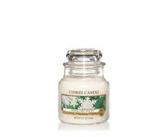 YANKEE CANDLE 1144165E Bougie Neige étincelante, Blanc