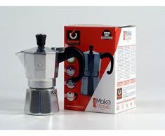 OEM SYSTEMS Cafetière Machine du Caffe Miss Moka Prestige 1/2 Tasse