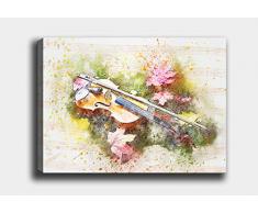 Bonamaison Peinture sur toile, multicolore, 30 x 40 cm - ConÃ§u et fabriquÃ© en Turquie