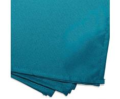 douceur dintÃ©rieur 3 serviettes de table 40x40 cm essentiel bleu