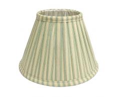 Better & Best 0213306Â âÂ Ã©cran de lampe de soie, table Ã©troite, de 30Â cm, avec rayures vertes